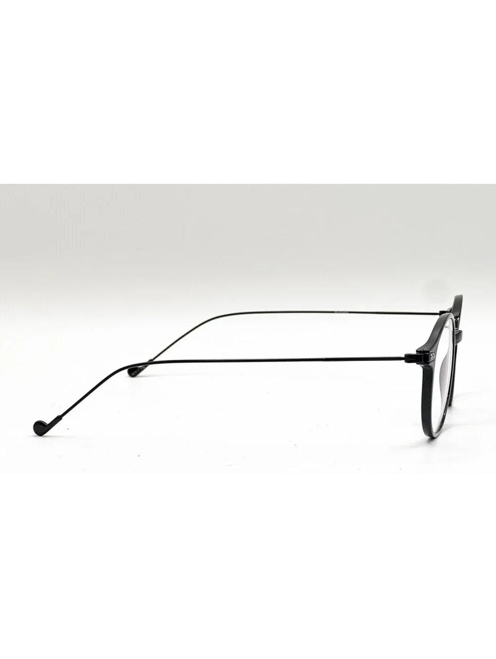 Ottoto Tulip 35-000493 Shiny Black Round Authentic Eyeglass Frames 52-17-149